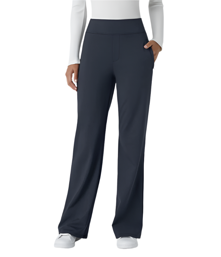 Alice – Pantalon Évasé Taille Haute pour Femme