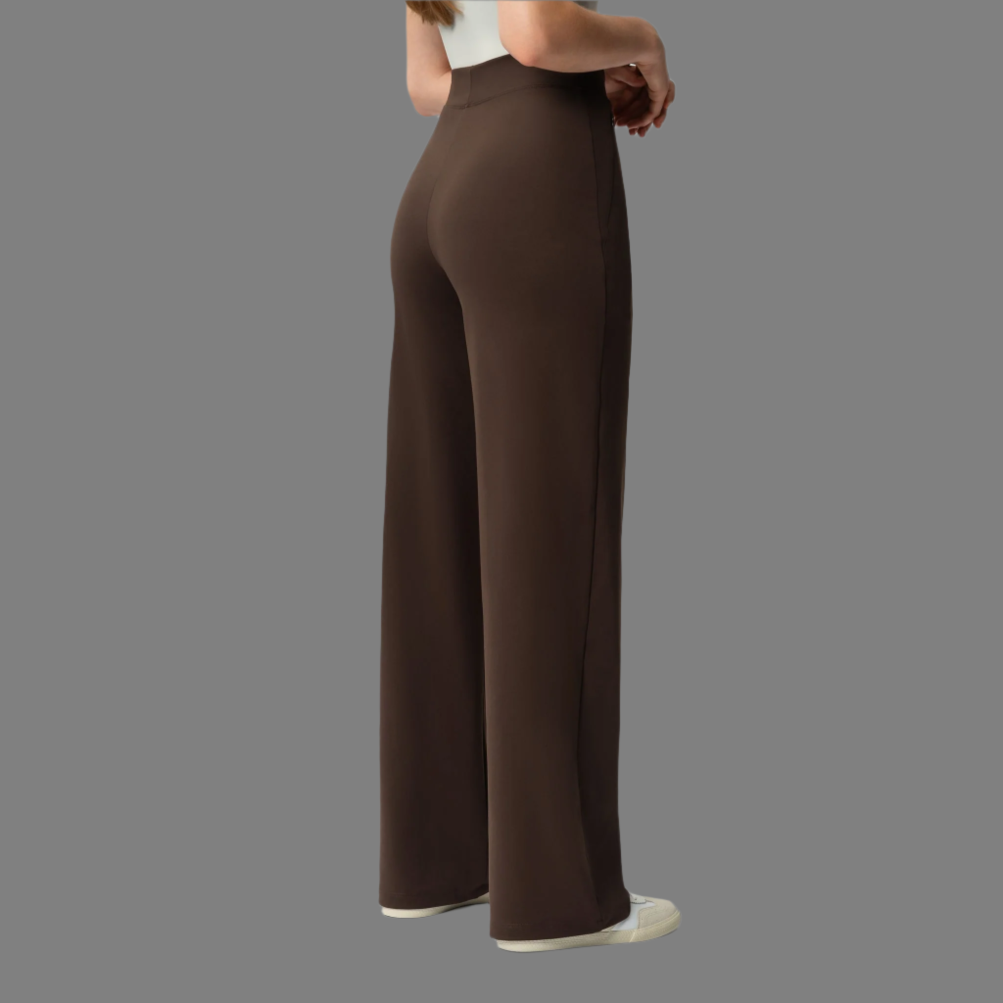 Clara – Pantalon femme doux couleur pêche
