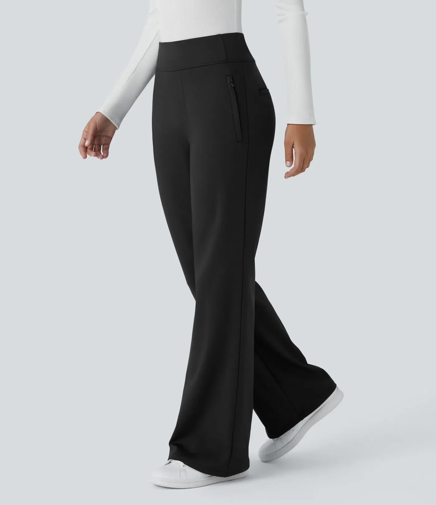 Alice – Pantalon Évasé Taille Haute pour Femme