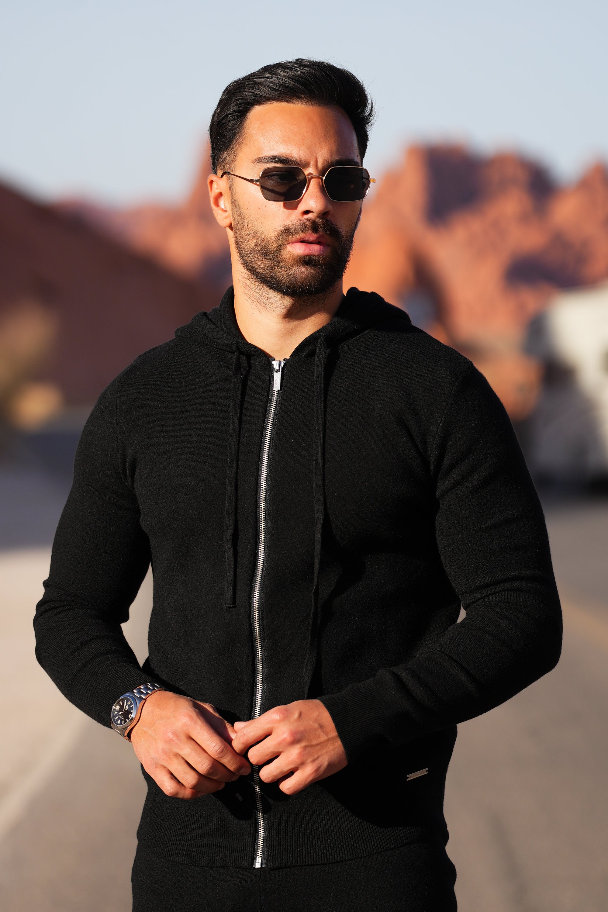 Adrien – Hoodie d’Exception en Cachemire pour Homme