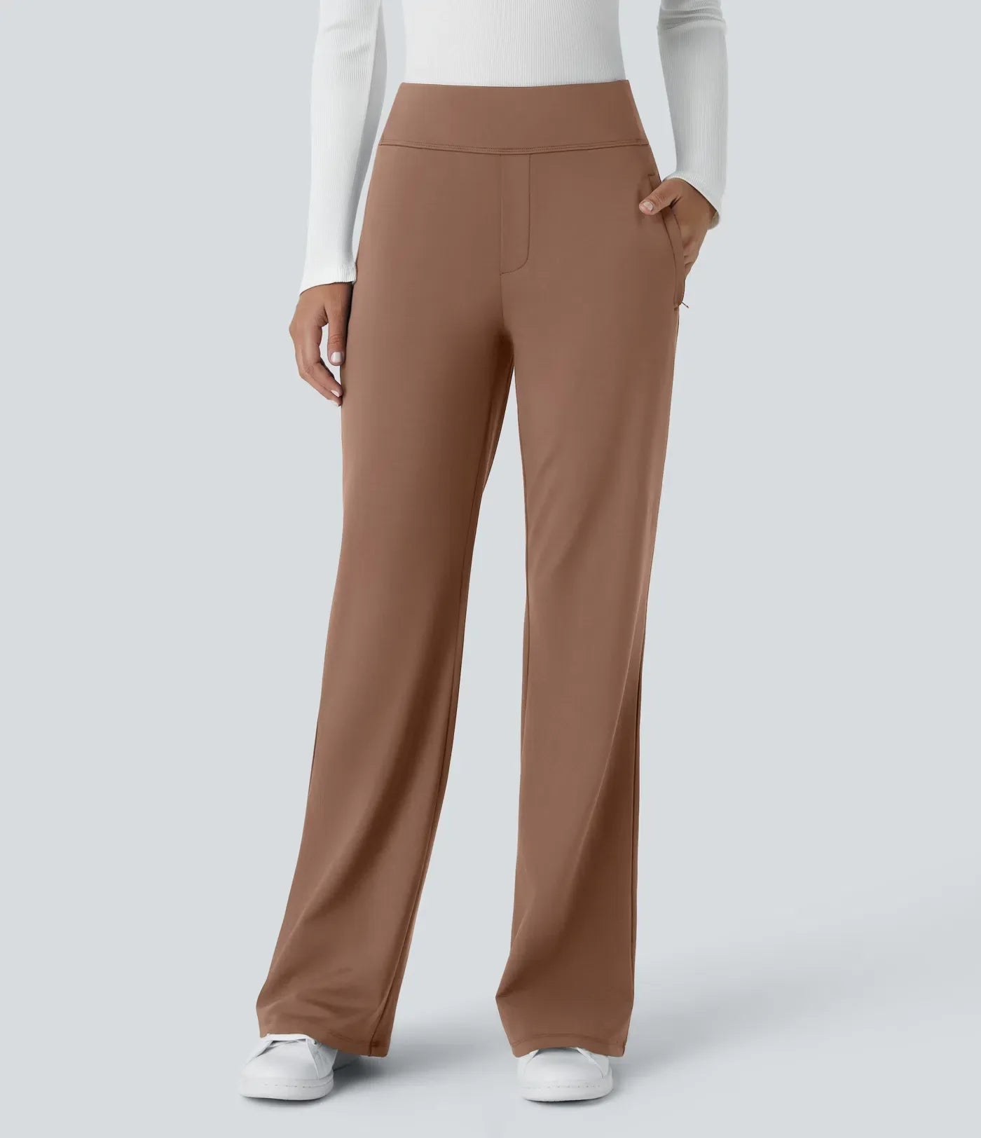 Alice – Pantalon Évasé Taille Haute pour Femme