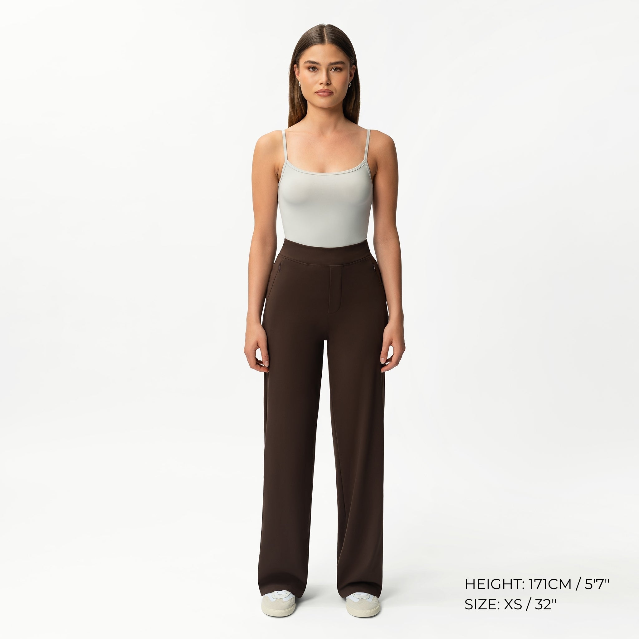 Clara – Pantalon femme doux couleur pêche