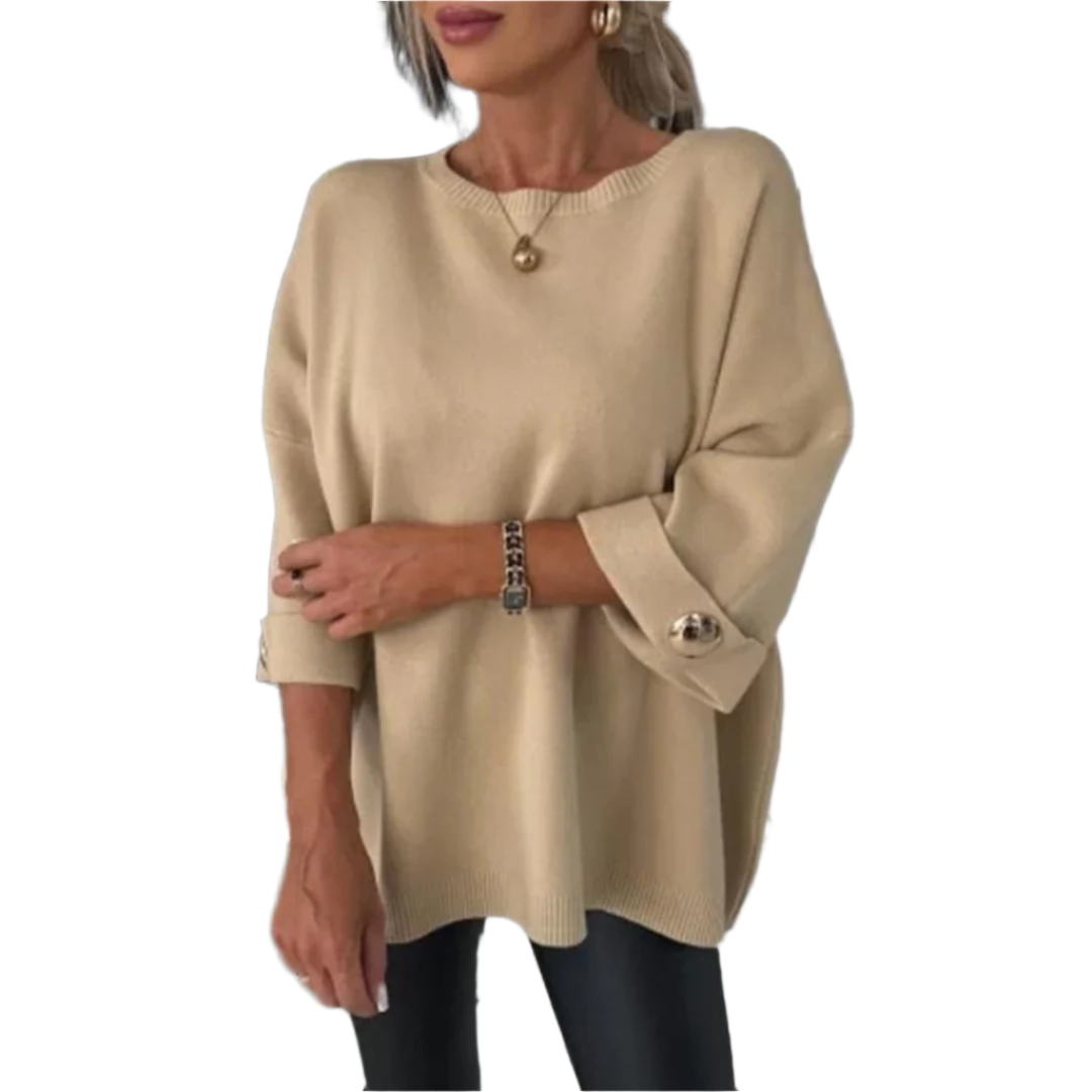 Adeline – Pull Maille Femme Manches Mi-longues