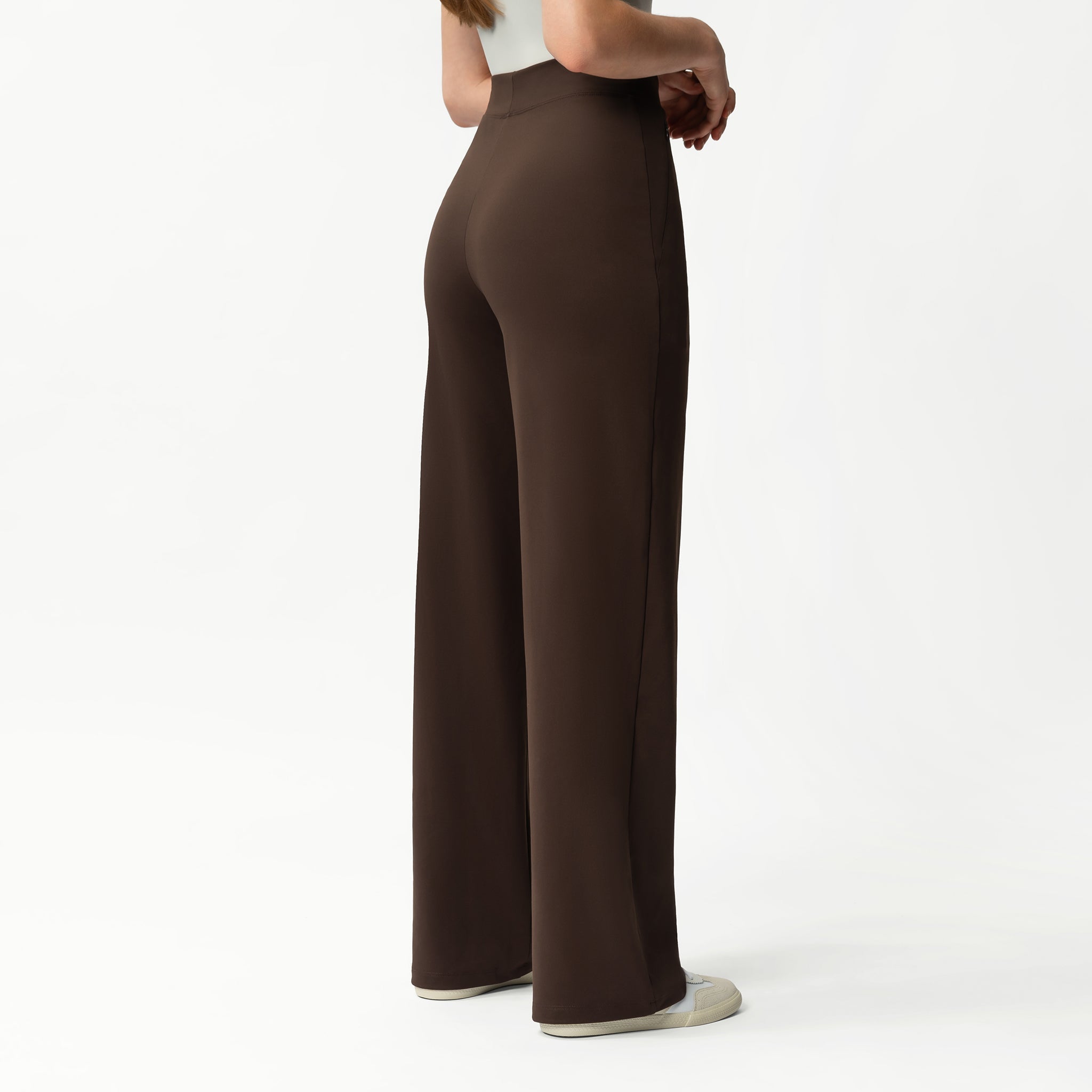 Clara – Pantalon femme doux couleur pêche