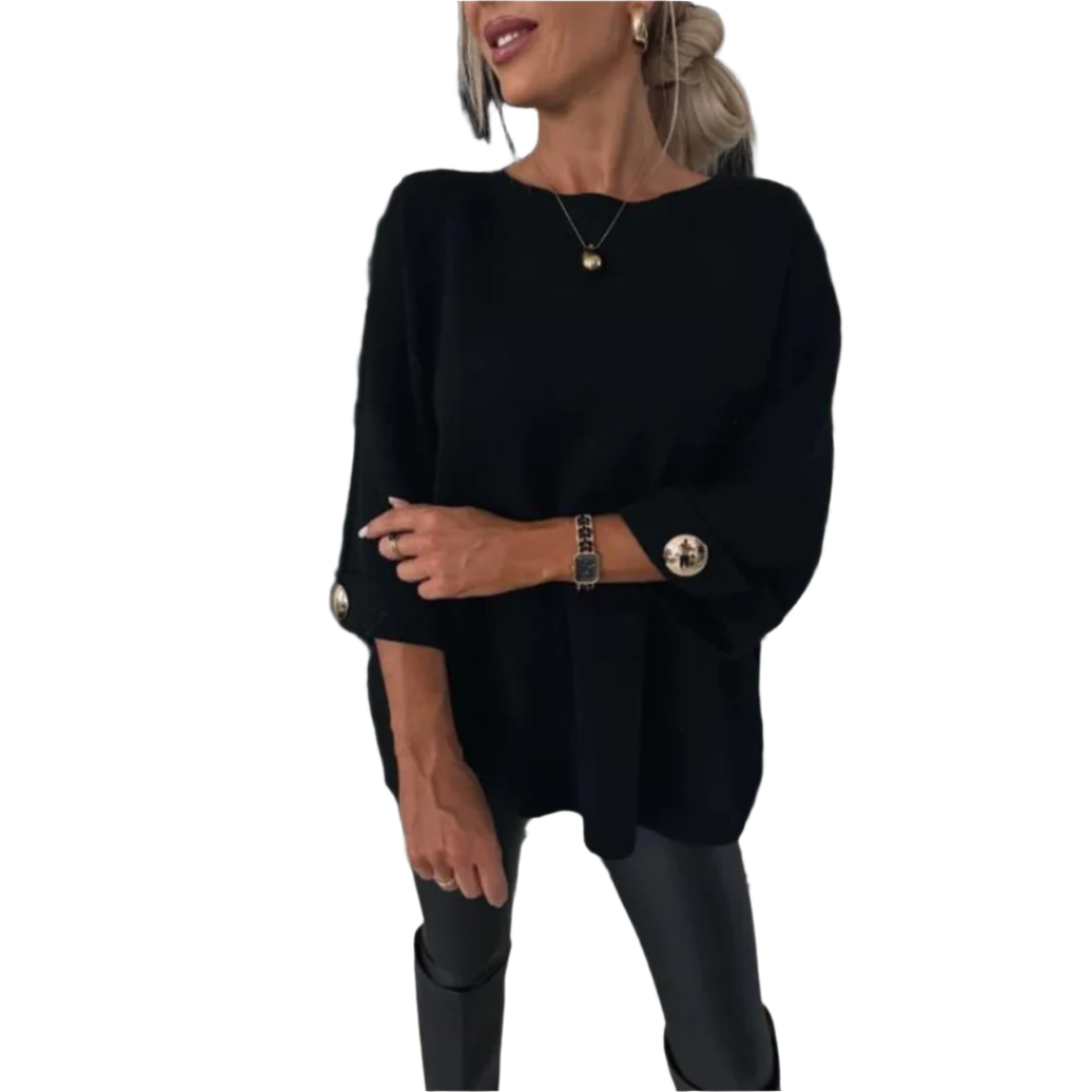 Adeline – Pull Maille Femme Manches Mi-longues