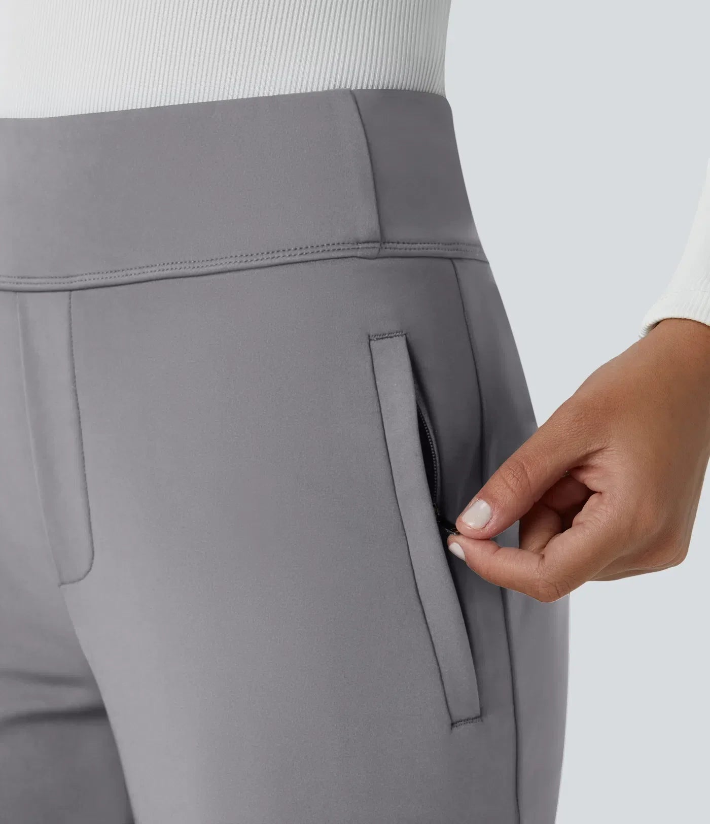 Alice – Pantalon Évasé Taille Haute pour Femme