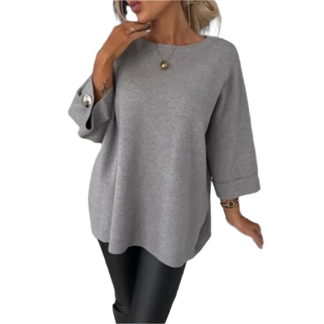 Adeline – Pull Maille Femme Manches Mi-longues