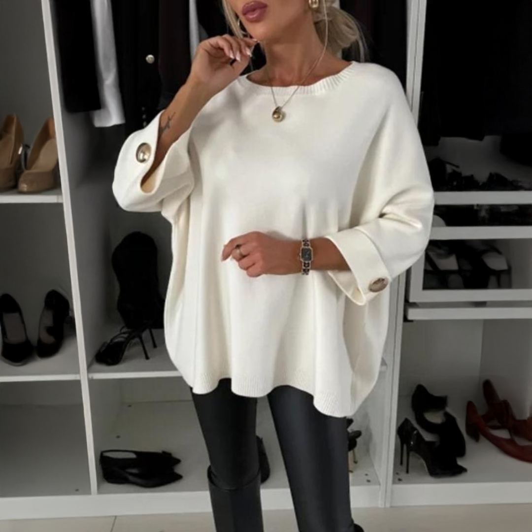 Adeline – Pull Maille Femme Manches Mi-longues