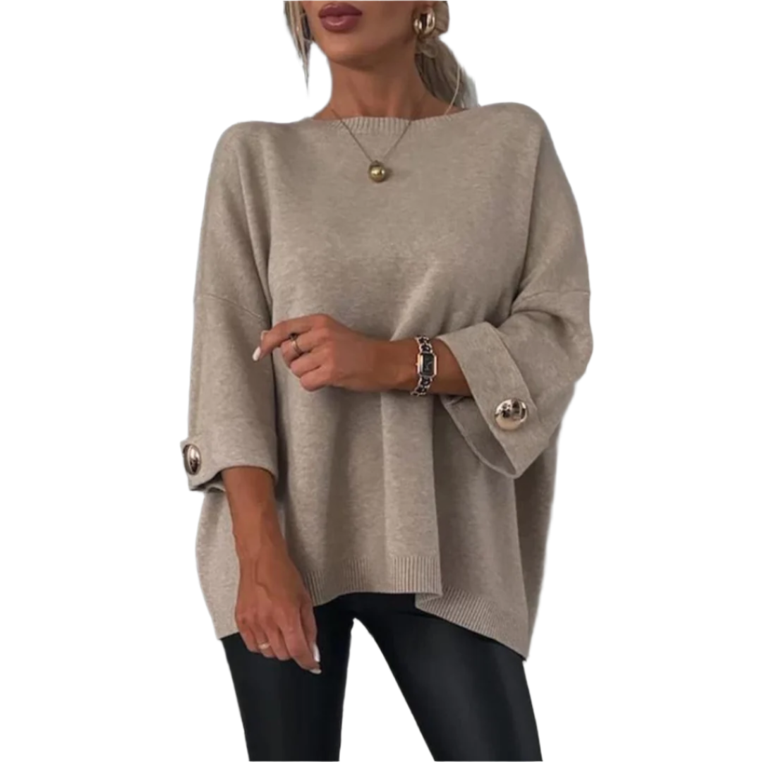 Adeline – Pull Maille Femme Manches Mi-longues