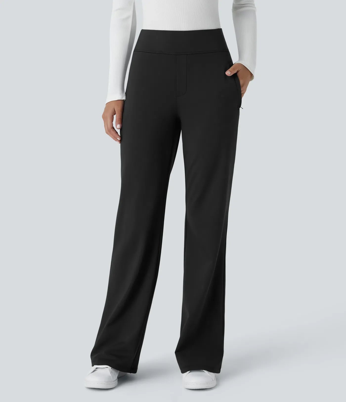 Alice – Pantalon Évasé Taille Haute pour Femme