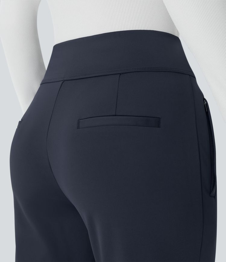 Alice – Pantalon Évasé Taille Haute pour Femme