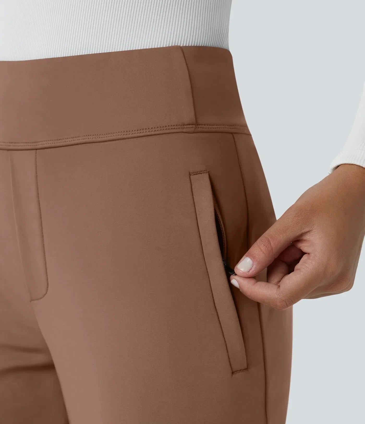 Alice – Pantalon Évasé Taille Haute pour Femme