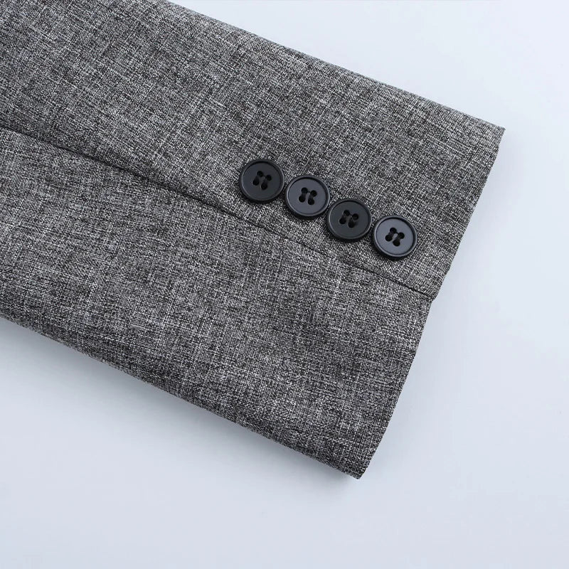 Alice – Blazer Femme Élégance Vintage à Col Cranté